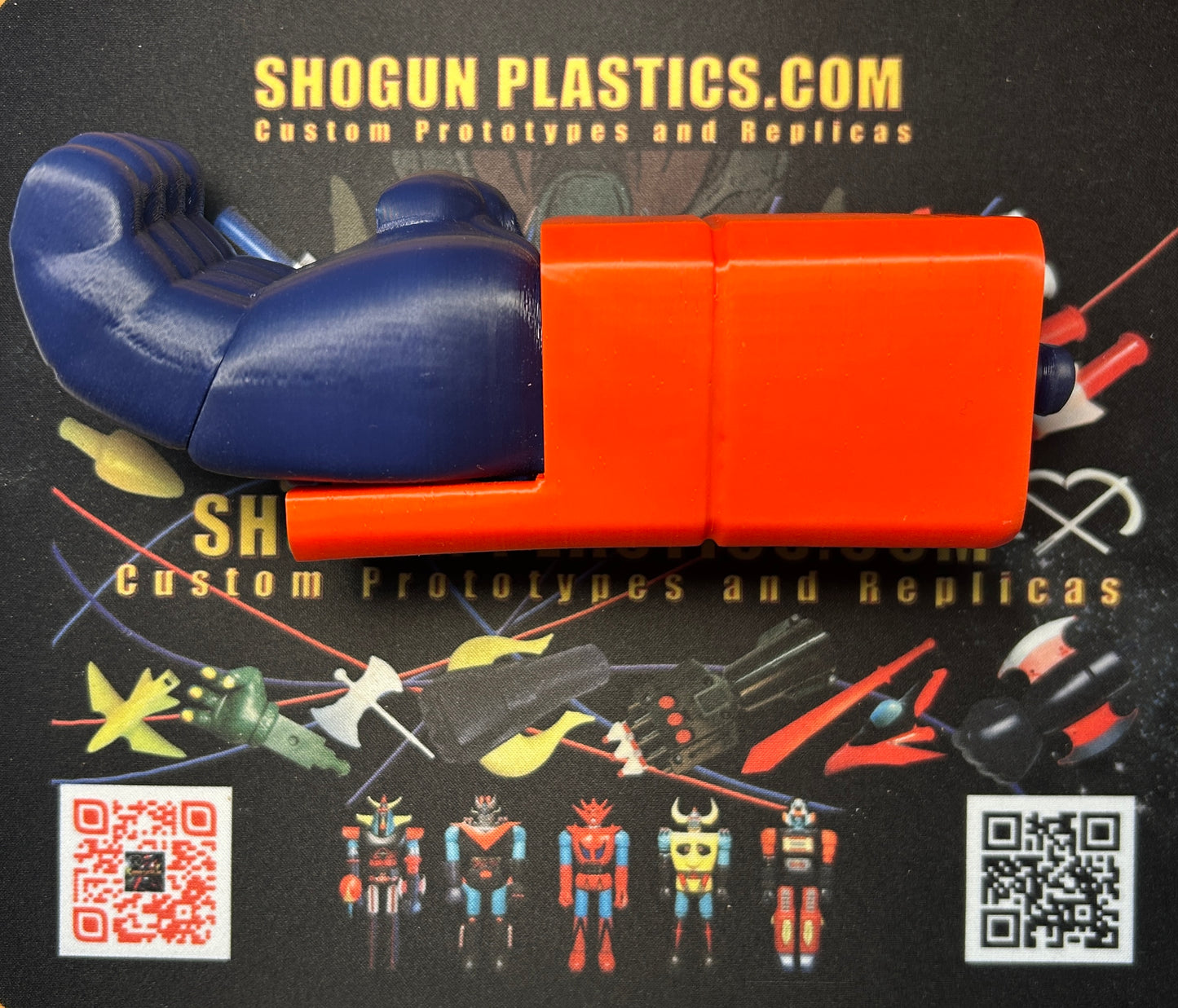 General Daimos Open Fist Rocket Punch 3D printed
