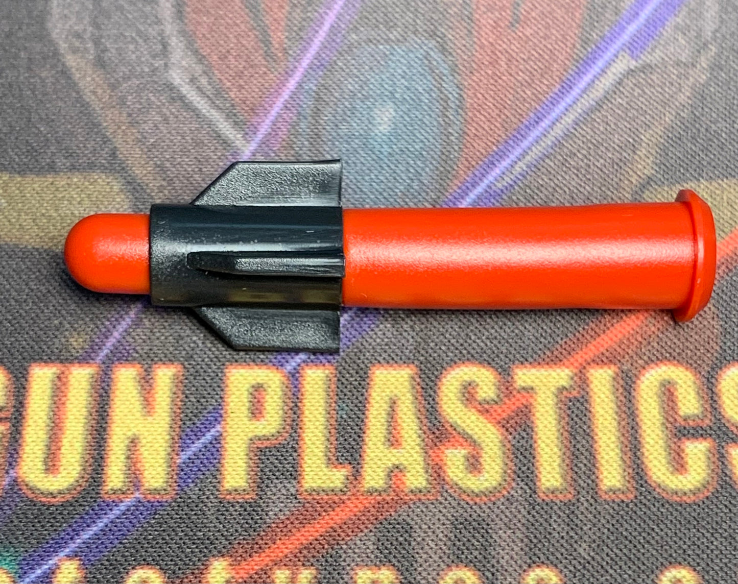 Red Missile with Black V2 Fin image 0