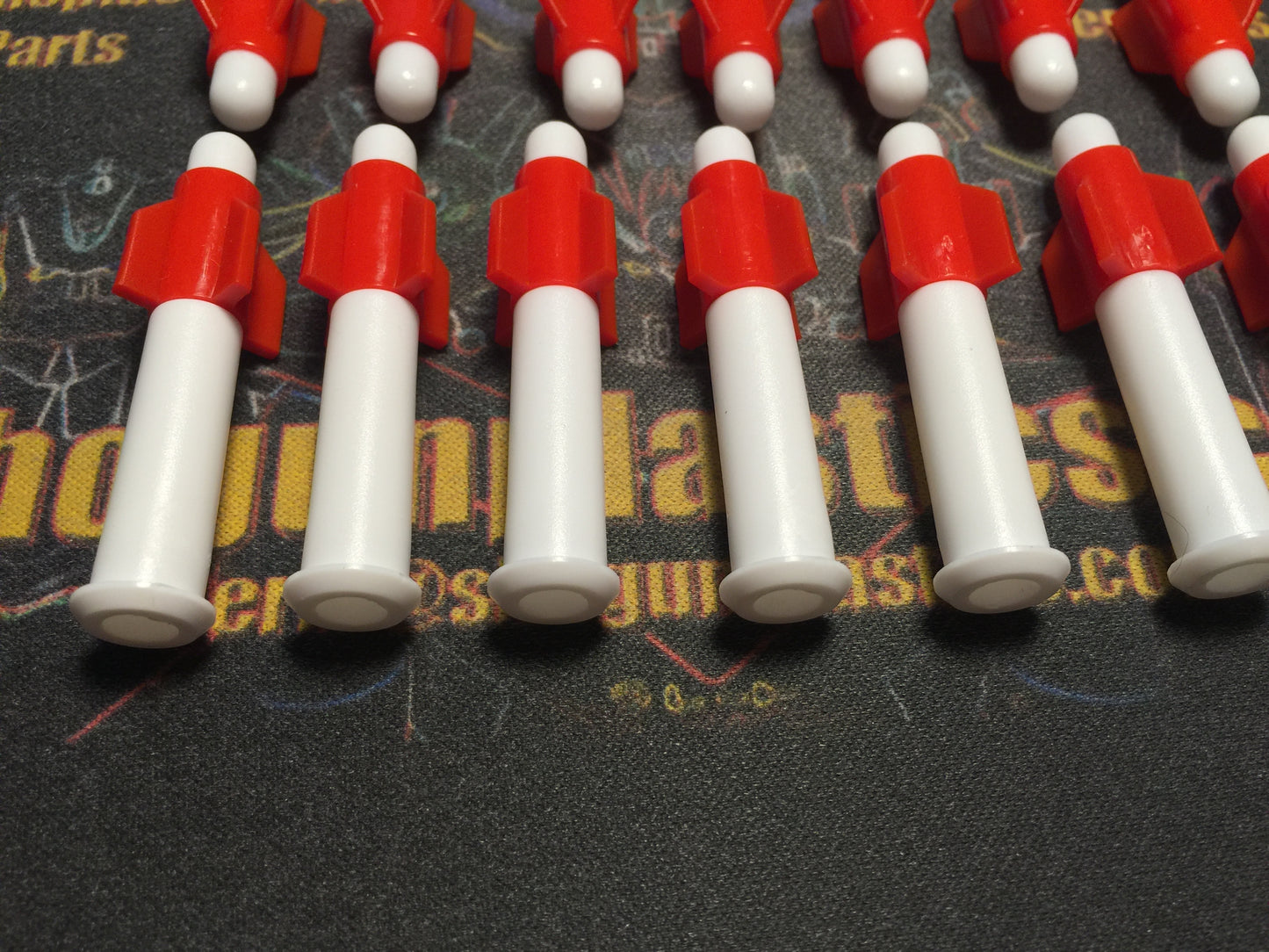 White Missile with Red V2 Fin -Set of 14 image 2
