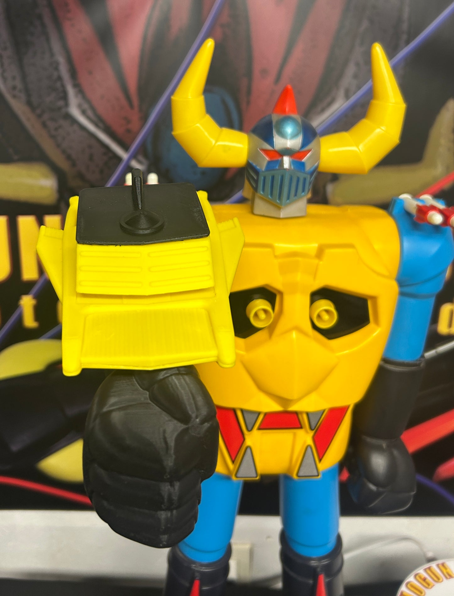 Gaiking Rocket Punch with Custom Cuff and Custom Yellow Star Shooter