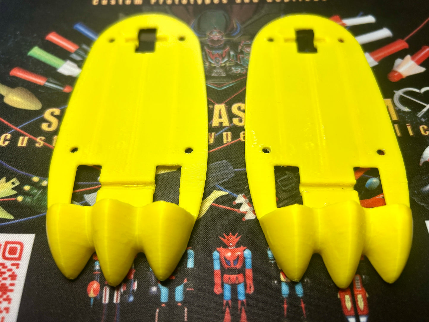 3d printed Godzilla Foot Claw Pads- Version 2