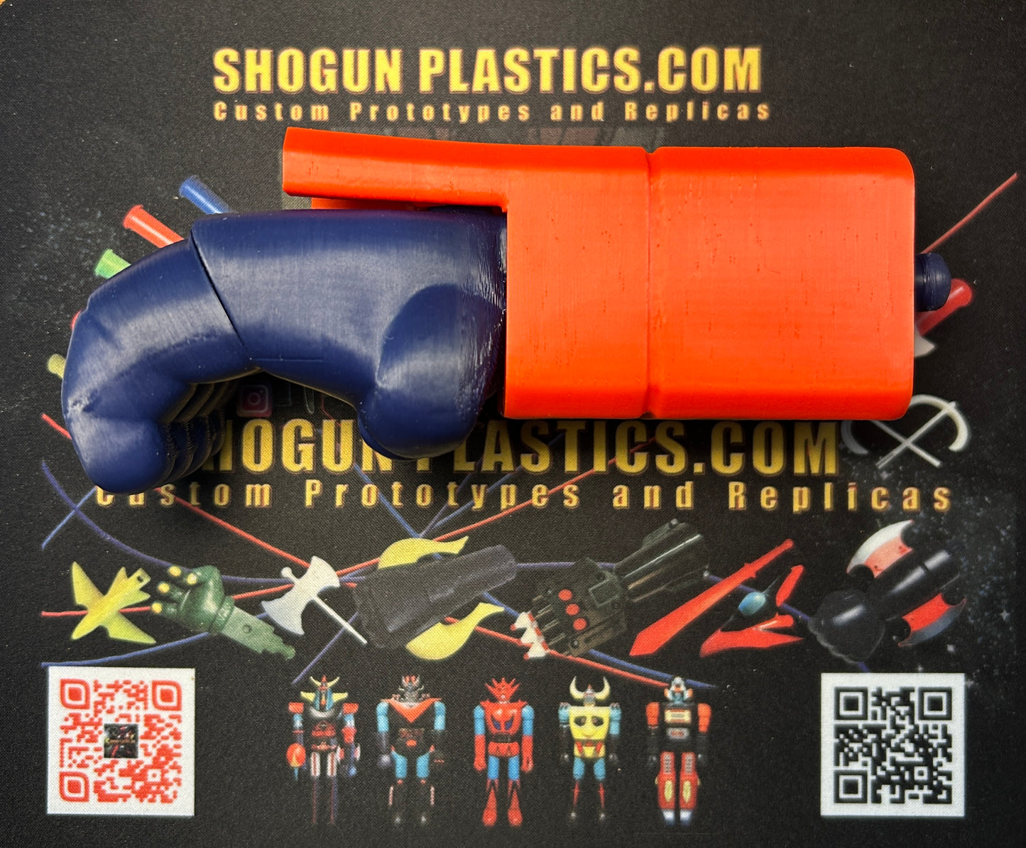 General Daimos Open Fist Rocket Punch 3D printed