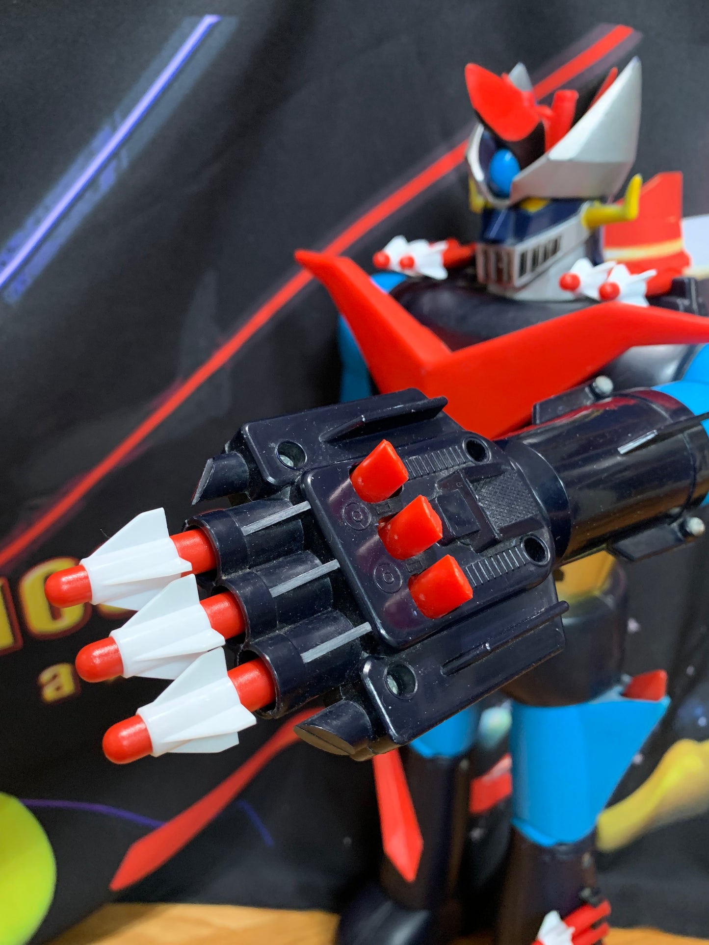 Shogun Warrior Red Missile with Long White Fin - Set of 10