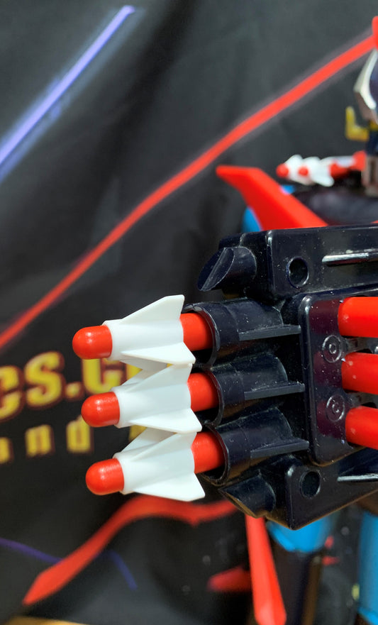 Shogun Warrior Red Missle with Version 1 White Fin  - Set of 14