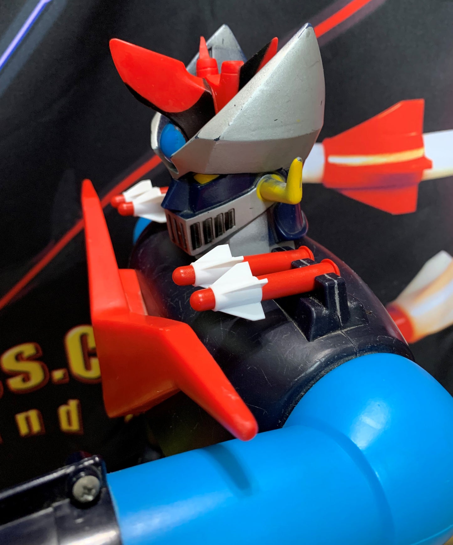 Shogun Warrior Red Missile with Long White Fin - Set of 10