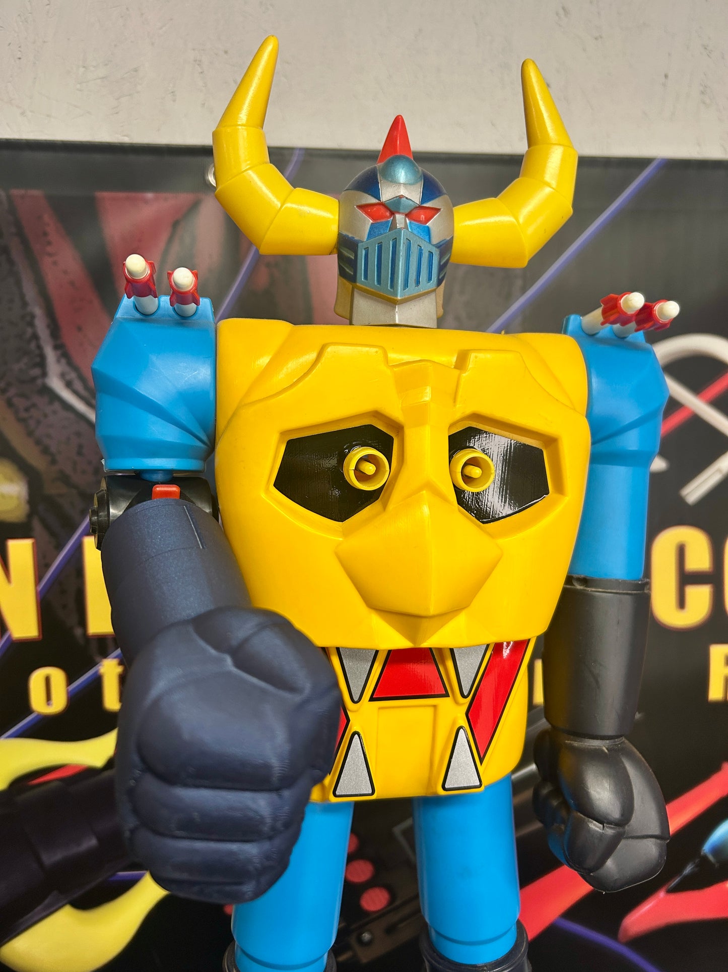 Gaiking Firing Fist - 3D printed Metallic Blue