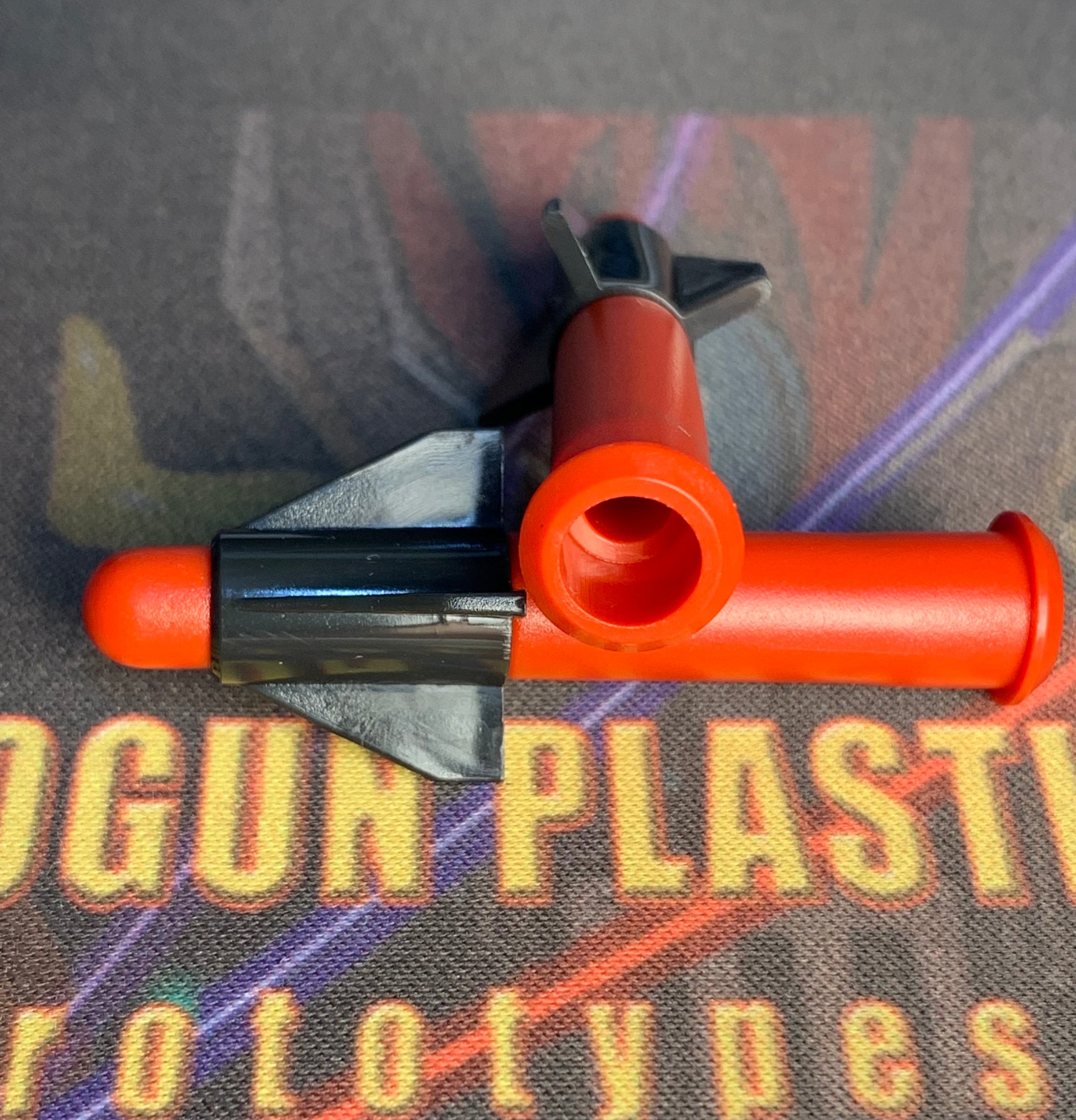 Red Missile with V1 Black Fin - Set of 14 image 1