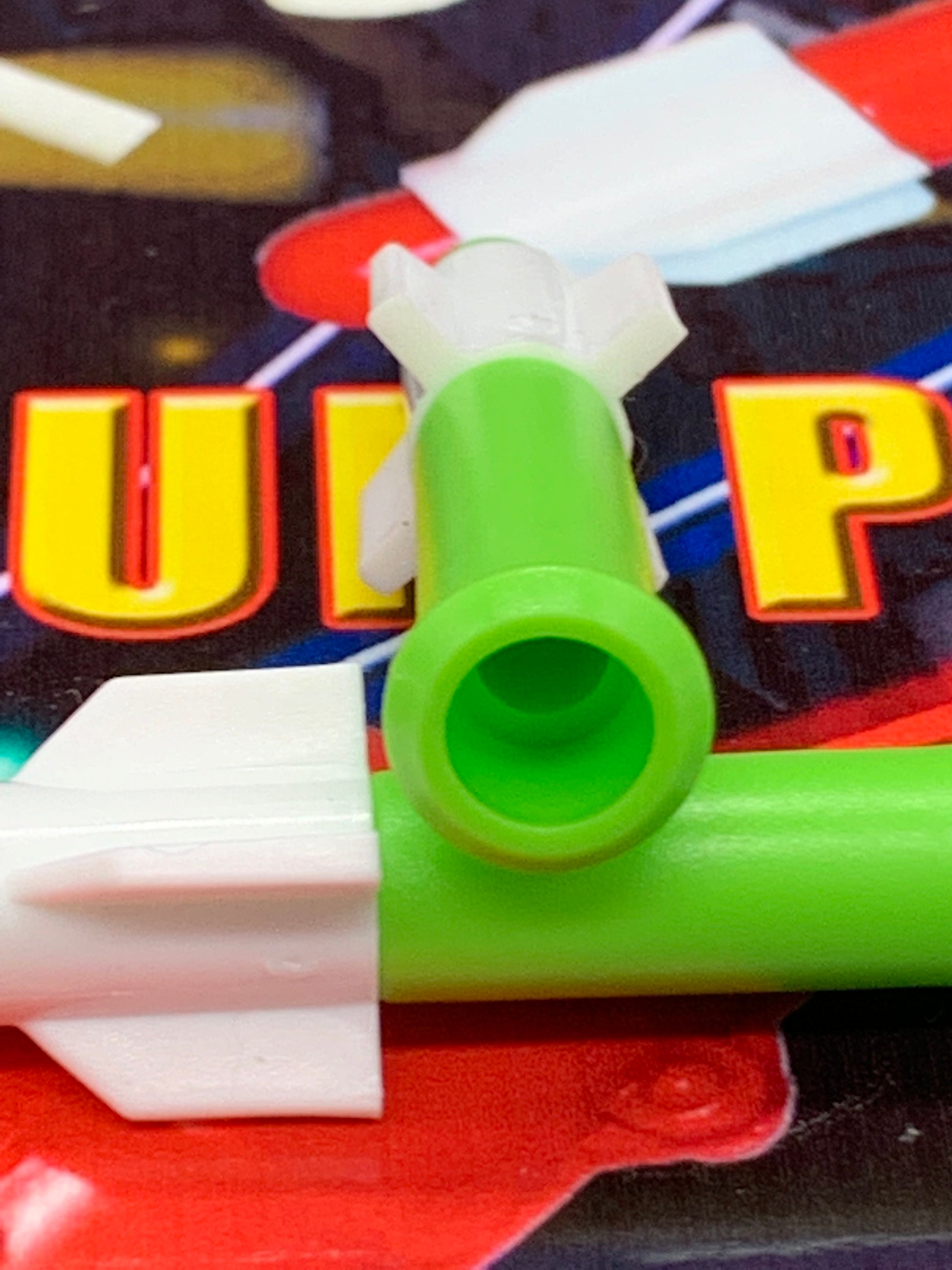Green Missiles with White V2 Fin - Set of 14 image 1
