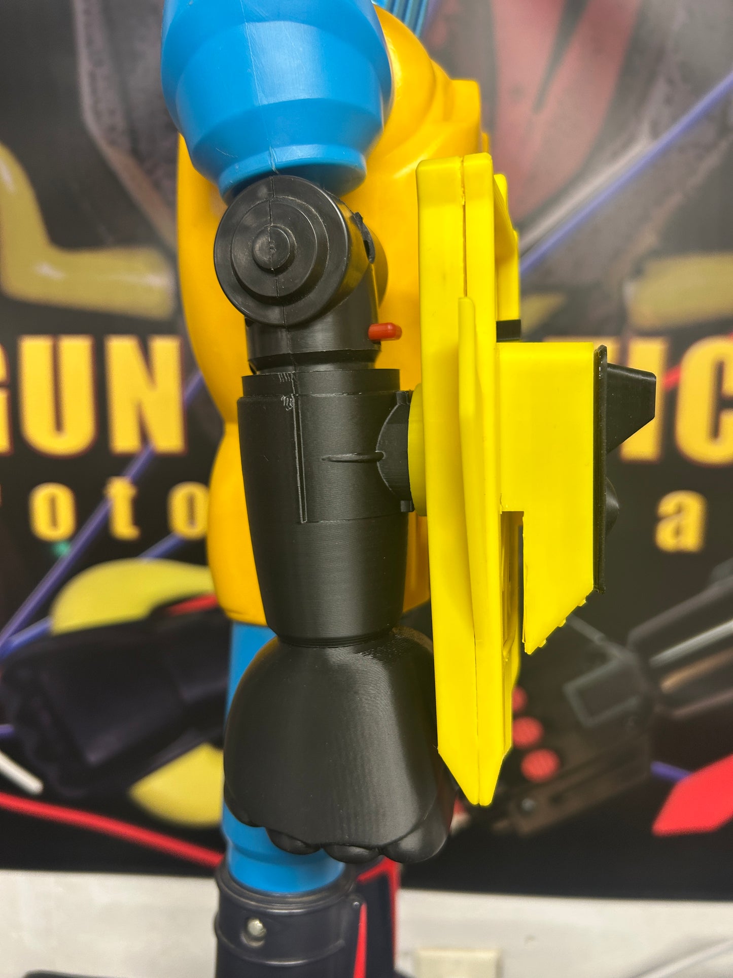 Gaiking Rocket Punch with Custom Cuff and Custom Yellow Star Shooter