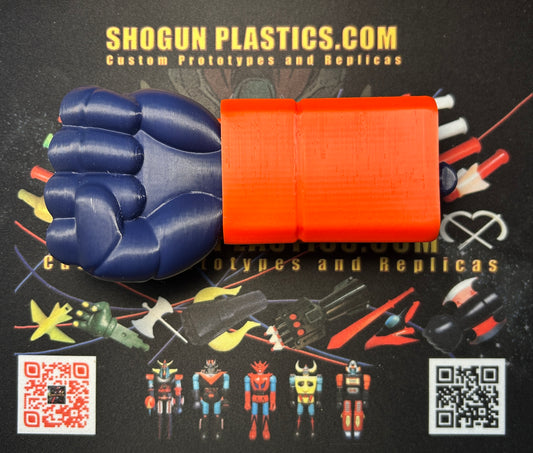 General Daimos LEFT Fist Rocket Punch 3D printed