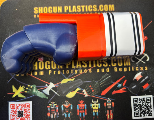 General Daimos Open Fist Rocket Punch 3D printed