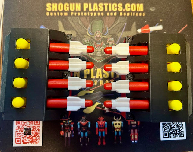 General Daimos Missile Battery Pair 3D printed