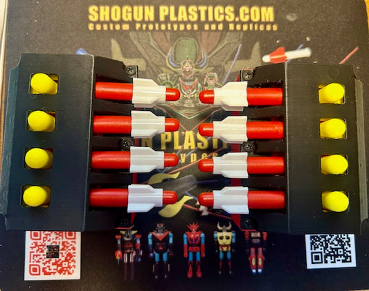 General Daimos Missile Battery Pair 3D printed