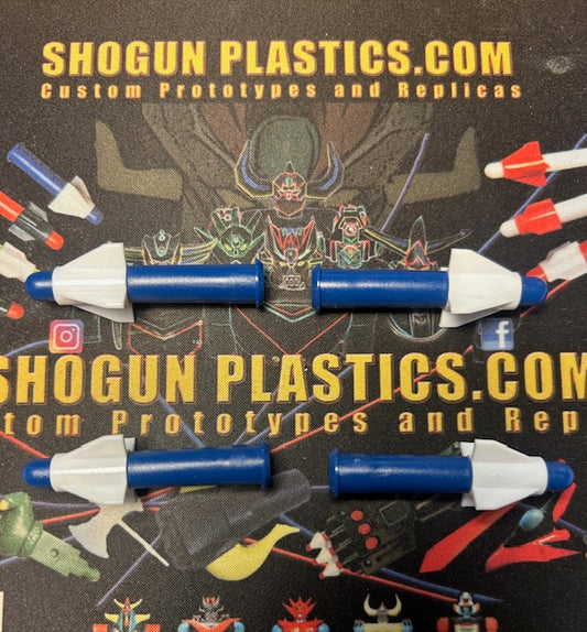 Super Robot Red Baron Blue Missile Set of 4